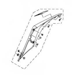 Carénage Arrière Droit Yamaha MT-03 2020 2021