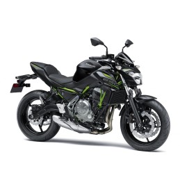 Autocollant Motif Ecope Droit Kawasaki Z650 Noir 2019