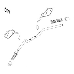 Handle parts Kawasaki Versys 650