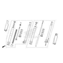 Protector Left Fork Honda CRF300