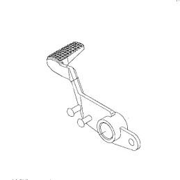 Brake Pedal Kawasaki Z800