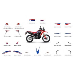 Kit Stickers Complet Honda CRF300 RALLY 2021