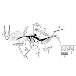 Full Set Marks Honda CRF300 RALLY 2021