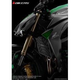 Grille Protection Radiateur Titane 1.2mm Stainless Bikers Kawasaki NINJA 1000 SX