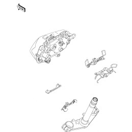 Support Inférieur Avant Kawasaki Z650 2020 2021