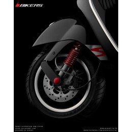 Front Suspension Arm Cover Black Bikers Vespa GTS 300