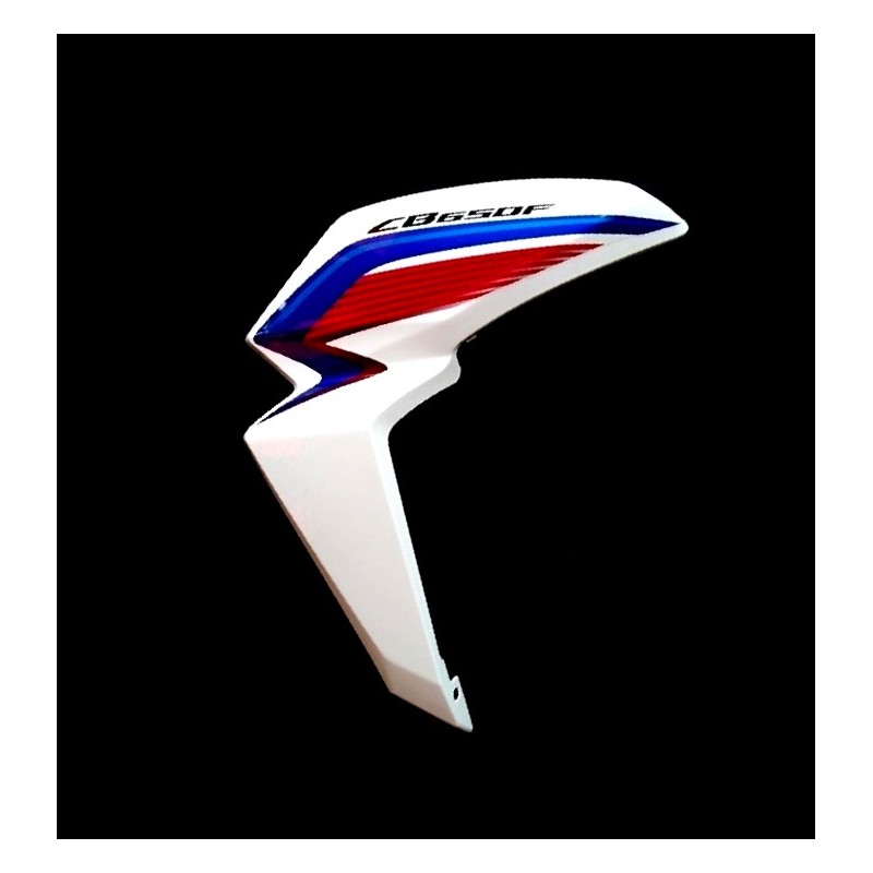 Flanc Avant Gauche Honda CB650F TRI-COLOR BLANC