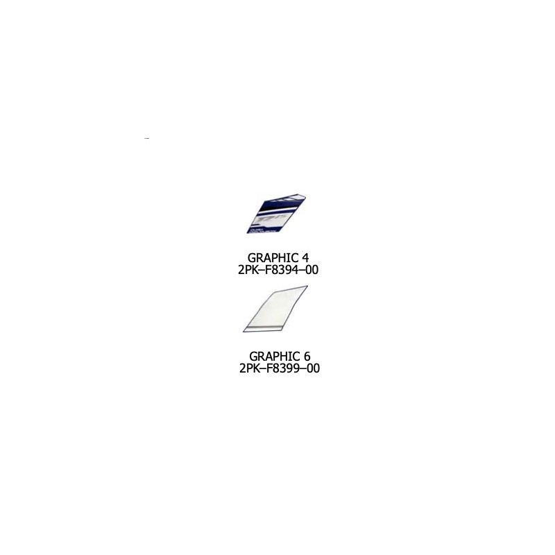 Kit Sticker Carénage Avant Droit Bleu 2014 Yamaha YZF R15