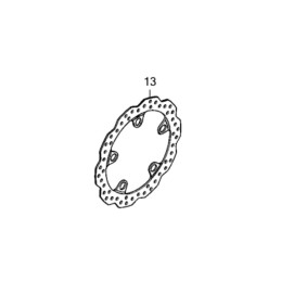 Front Brake Disc Left Honda...