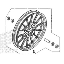 Front Wheel Honda CB500X...