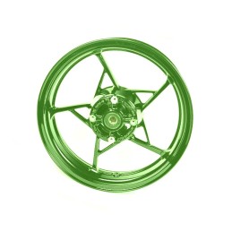 Rear Wheel Green Kawasaki Z650