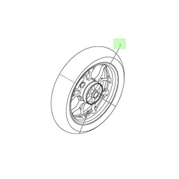 Rear Wheel Yamaha XSR 155
