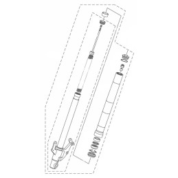 Fourche Avant Droit Yamaha YZF R15 2017 2018 2019 2020