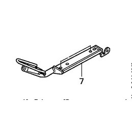 Support Plastique de Pied Droit Honda PCX 125/150 v2