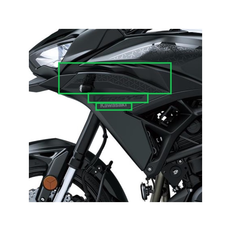 Carénage écope gauche KAWASAKI Z900 an 2017 à 2020 réf 49133-0023