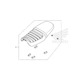 Selle Double Honda CL500 2023