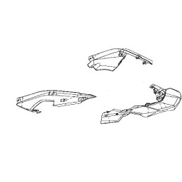Carénage Flanc arrière Droit Kawasaki Versys 650 2015/2021
