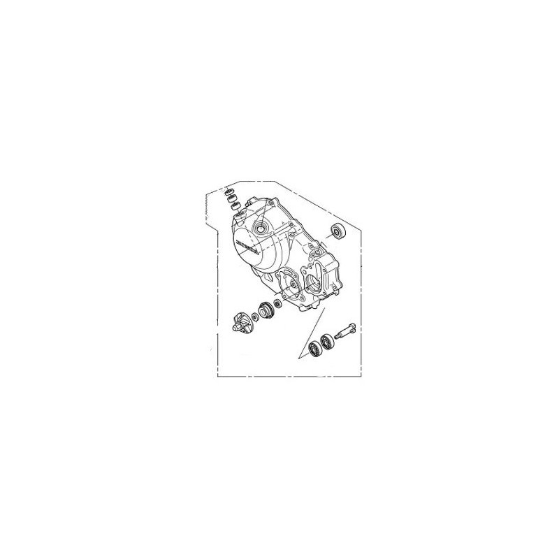 Couvre Carter Droit Honda CRF300