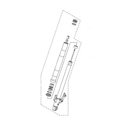 Front Fork Right Yamaha MT-15