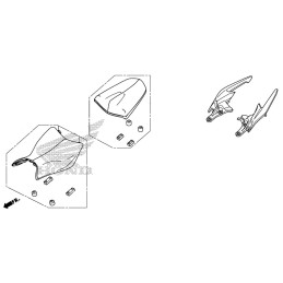 Partie Selle Honda CB300F