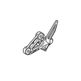 Support Repose Pied Arrière Droit Honda CB500X 2019 2020 2021