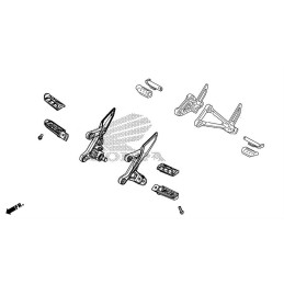 Holder Rear Left Step Honda CB500X 2019 2020 2021