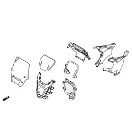 Bracket Front Cover Upper Honda NX500 2024 2025 67121-MLR-D80