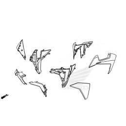 Cowling Front Right Honda NX500 2024 2025 64320-MLR-D90ZA