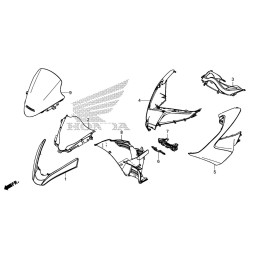 Windshield Honda PCX 125/150 v3 2014-2015