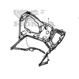 Plastique Bloc Central Honda PCX 125/150 v3 2014-2015