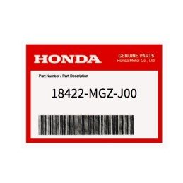 Rubber 18422-MGZ-J00 Honda...