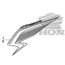Autocollant Sticker Flanc Avant Droit Honda CB650F