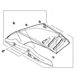 Cover Exhaust Pipe Kawasaki Er6n 650 2009/10/11