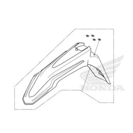 Garde Boue Avant Honda CRF300 RALLY