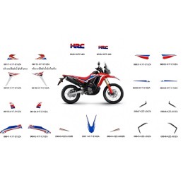 Full Set Marks Honda CRF300...