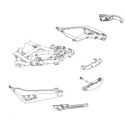 Rear Parts Kawasaki ER6f Ninja 650R 2009/2010/2011