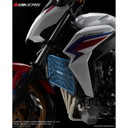 Grille Protection Radiateur Titane 1.2mm Stainless Bikers Honda CB650F