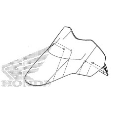 Rear Panel Left Side Honda PCX 125/150 v3 2014-2015