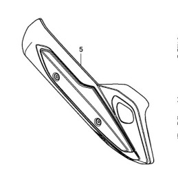 Protector Muffler Honda PCX 125/150 v3 2014-2015