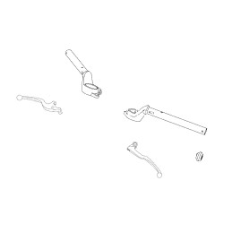 Guidon Partie Gauche Yamaha YZF R3 / R25