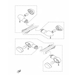 Clignotant Avant Gauche Yamaha YZF R3 / R25