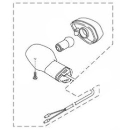 Rear Winker Right Yamaha YZF R3 / R25