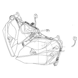 Headlight Unit Yamaha YZF R3 / R25