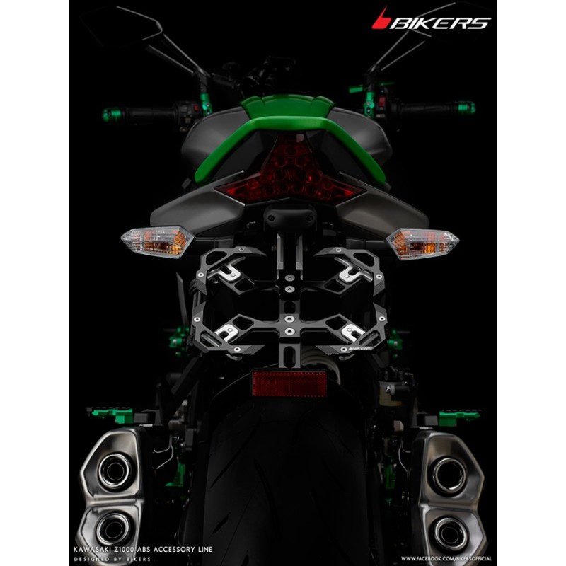Support de Plaque Complet Réglable Moto Kawasaki Z1000