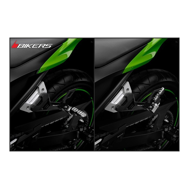 Rear Footrest Set Bikers Kawasaki Ninja 250R Rear Footrest Set Bikers Kawasaki Ninja 250R