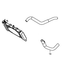 Hose Lower Radiator Honda CB500X