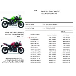 Cover Fuel Tank Kawasaki Ninja 650 Er6f