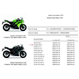 Garde Boue Avant Kawasaki ER6f Ninja 650