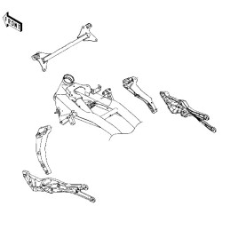 Bracket Engine Right Kawasaki Z800