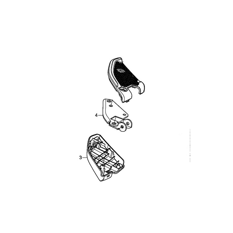 Set Footrest Right Honda Forza 300 Set Footrest Right Honda Forza 300